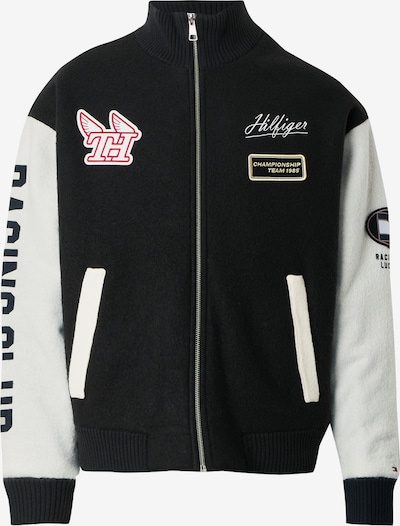 Kardiganas iš TOMMY HILFIGER, spalva – abrikosų spalva / raudona / juoda / balta, Prekių apžvalga