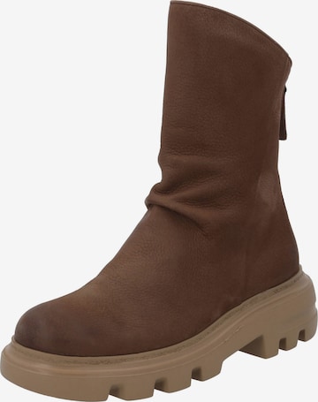 Paul Green Ankle Boots '8253' in Brown: front