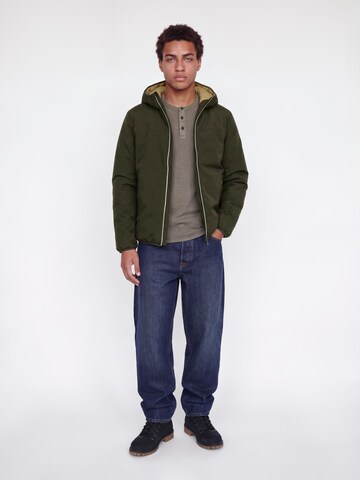 JACK & JONES Winter Jacket 'JJEBrooklyn' in Green