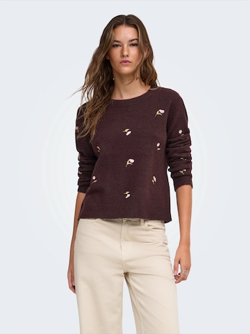 ONLY Pullover 'ONLSHINE' i rød: forside