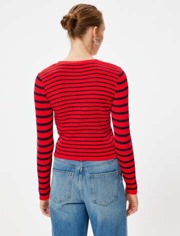 Koton Knit cardigan in Red