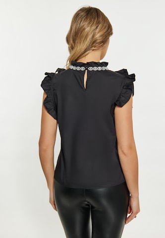 faina Bluse in Schwarz