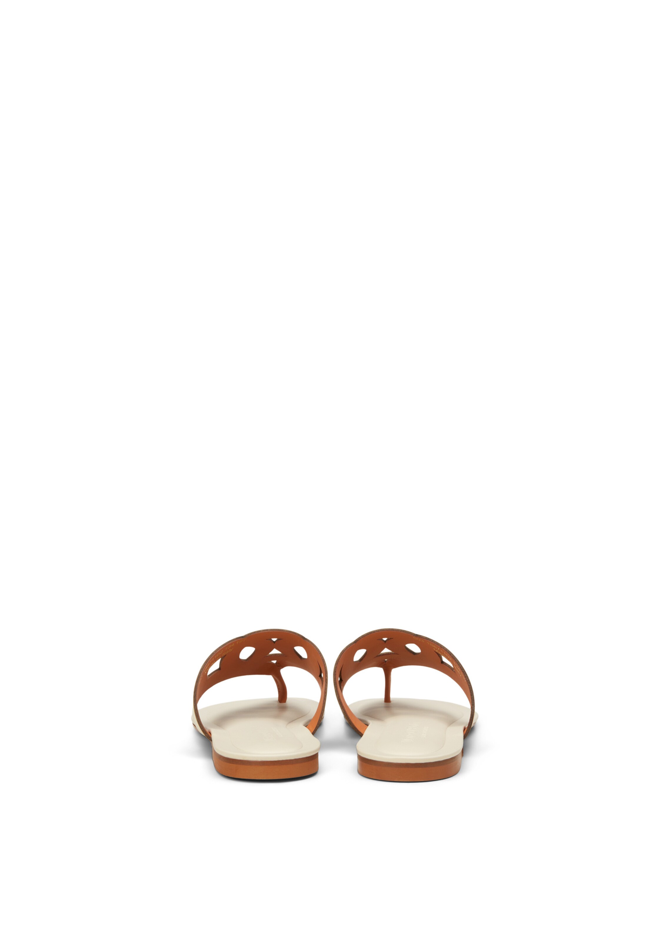 Marc O'Polo T-bar sandals ' aus edlem Kalbleder ' in Beige