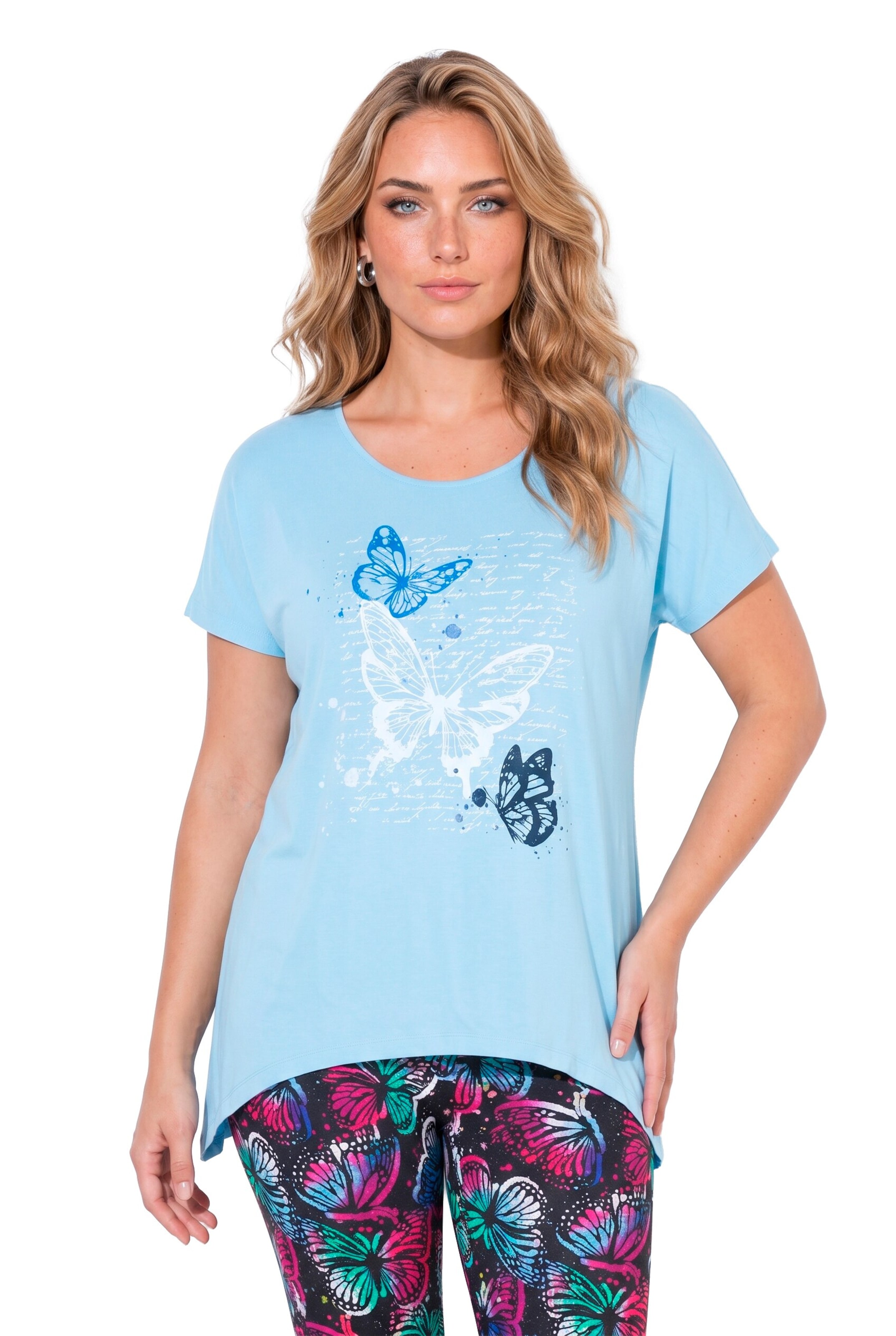 Angel of Style Shirt in Blue: front