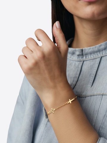 Sofia Milani Armband 'Cross'‌‌‌‌‌‌‌‌‌‌ in Gold: Vorderseite