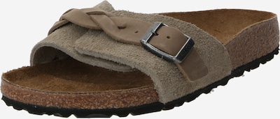BIRKENSTOCK Natikače s potpeticom 'Oita' u zeleno smeđa / taupe siva, Pregled proizvoda