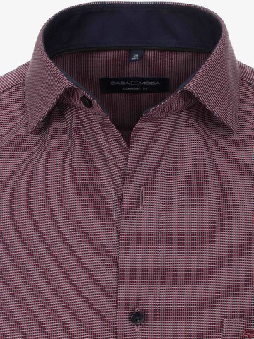 CASAMODA Regular fit Business Shirt in Red