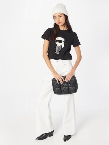 Karl Lagerfeld Shirt 'Ikonik 2.0' in Zwart