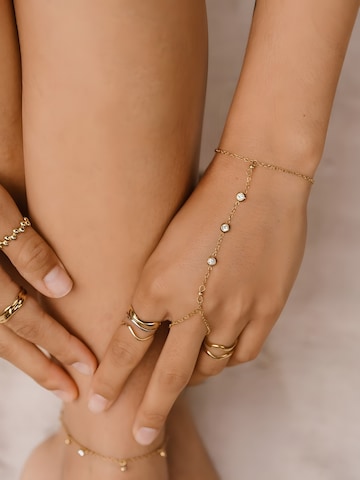 hiBALI Bracelet 'Sparkle Hand Chain' in Gold