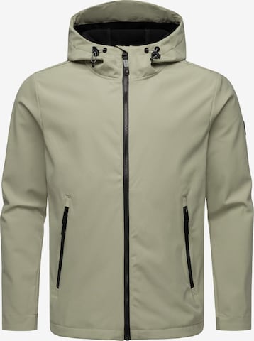 žalia Ragwear Laisvalaikio striukė: priekis