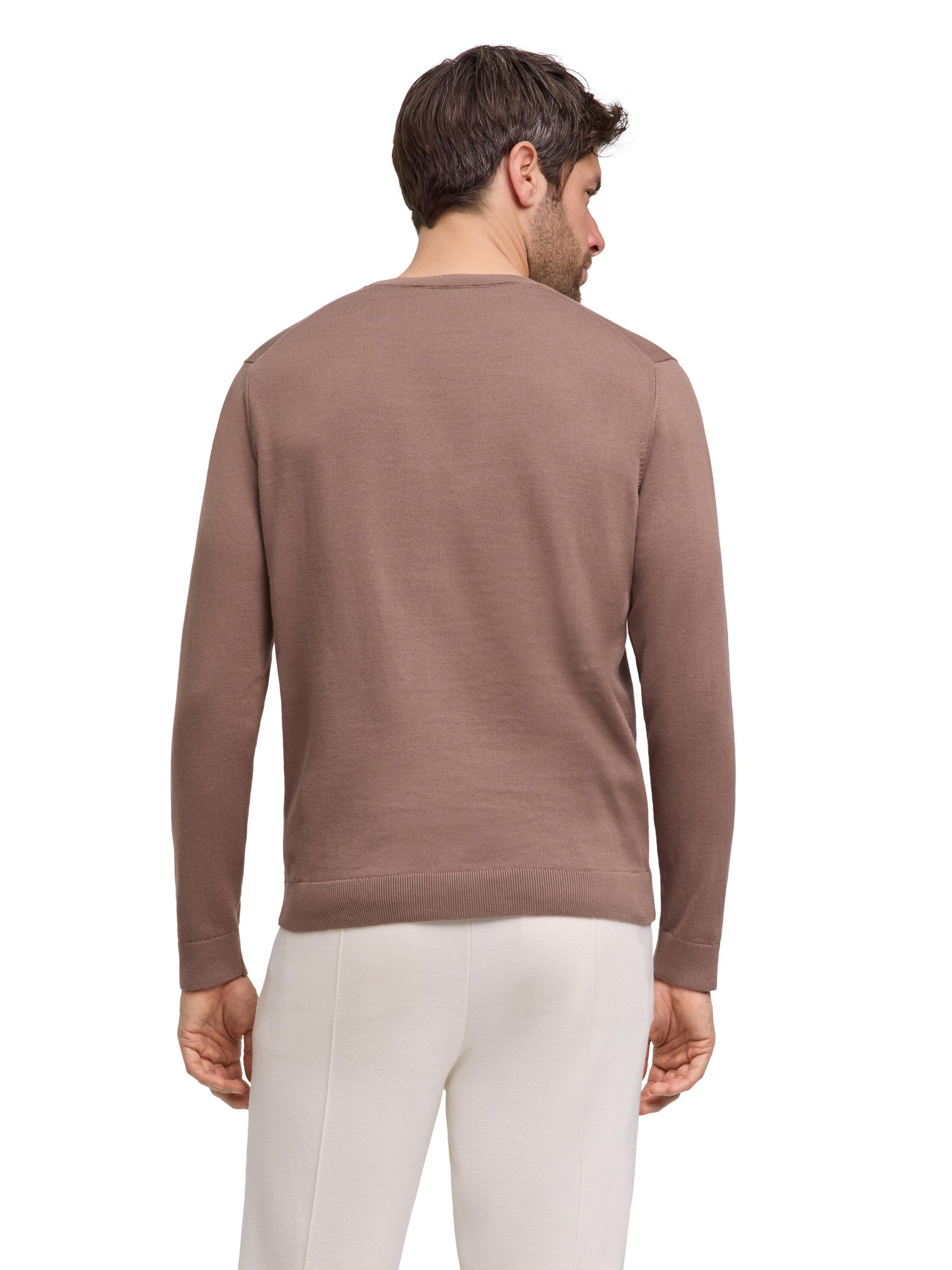 FALKE Pullover 'Pure Cotton'‌‌‌‌‌‌‌‌‌ in Braun