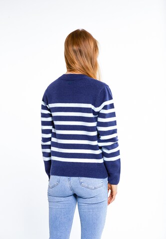 DreiMaster Maritim Knit cardigan in Blue