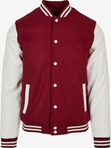 Veste mi-saison 'Oldschool' Urban Classics en rouge : devant