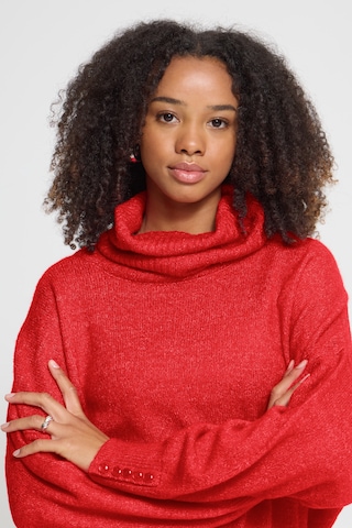 ICHI Pullover ' Kamara ' i rød