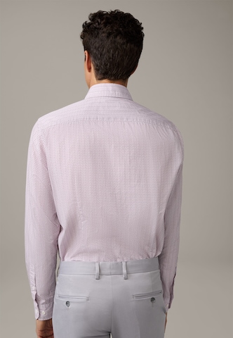 STRELLSON Slim fit Business Shirt 'Stan' in Purple