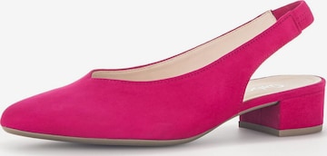 GABOR Slingback Pumps in Pink: front