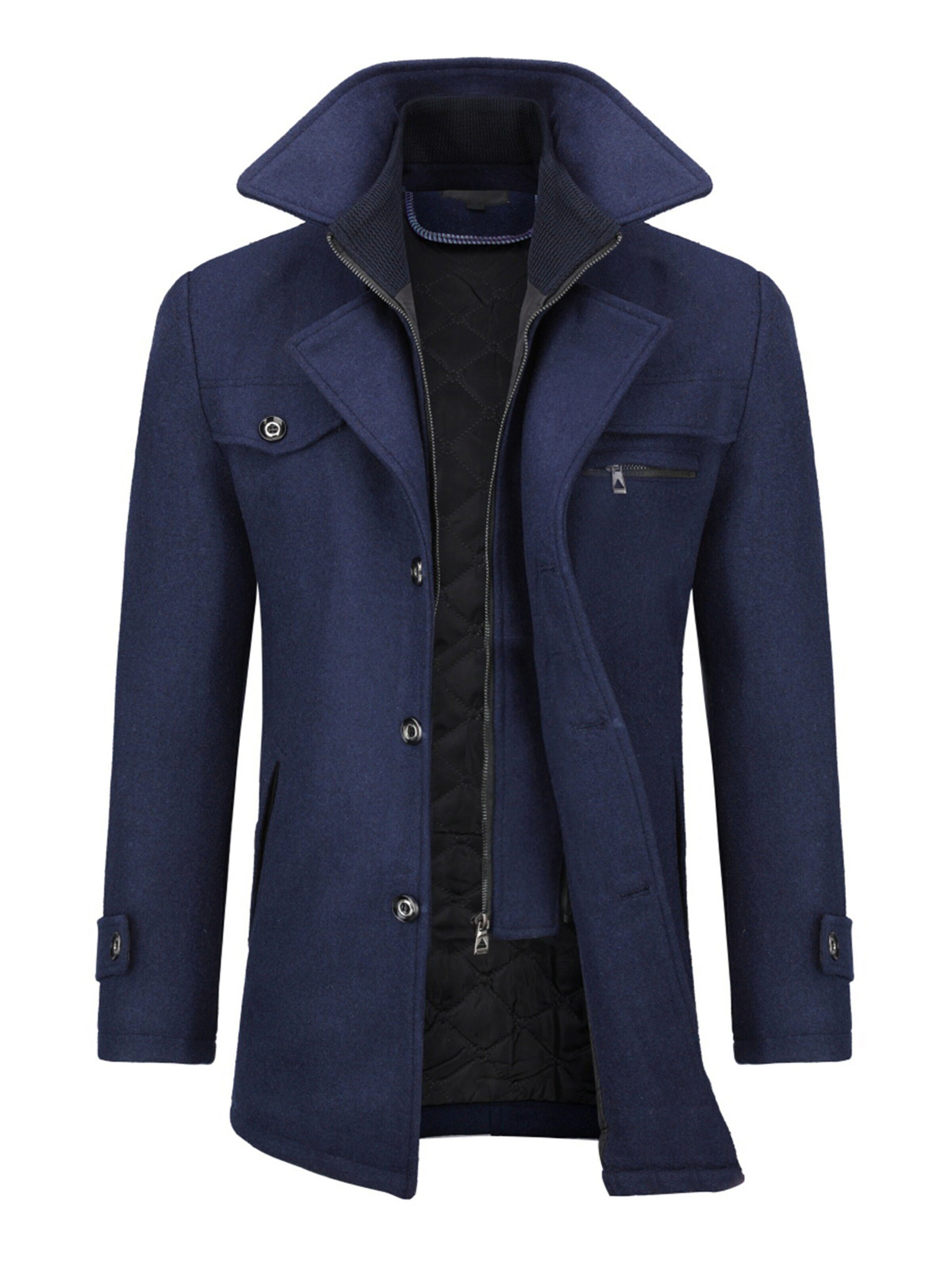 YOUTHUP Winter Coat in Blue
