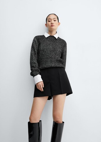 MANGO Sweater 'Pepper' in Black