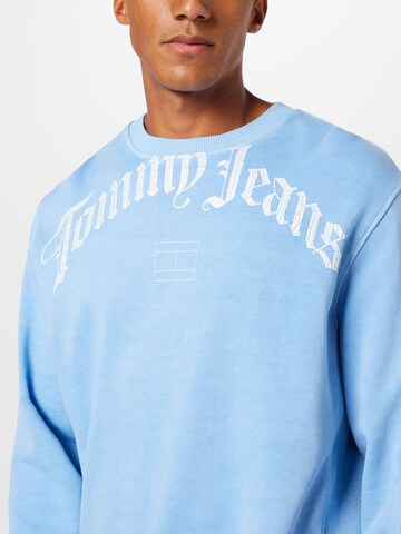 Tommy Jeans Sweatshirt 'GRUNGE' in Blau