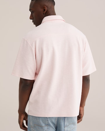 Fit confort Chemise WE Fashion en rose