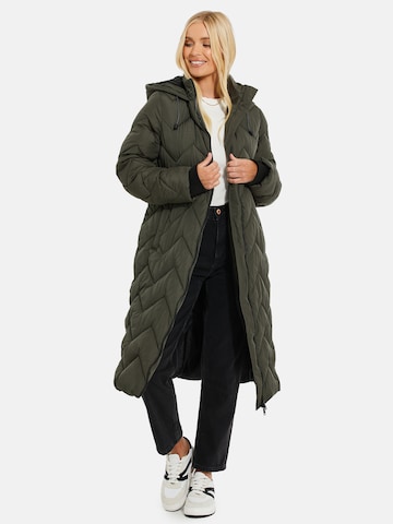 Manteau d’hiver 'Gandey' Threadbare en vert