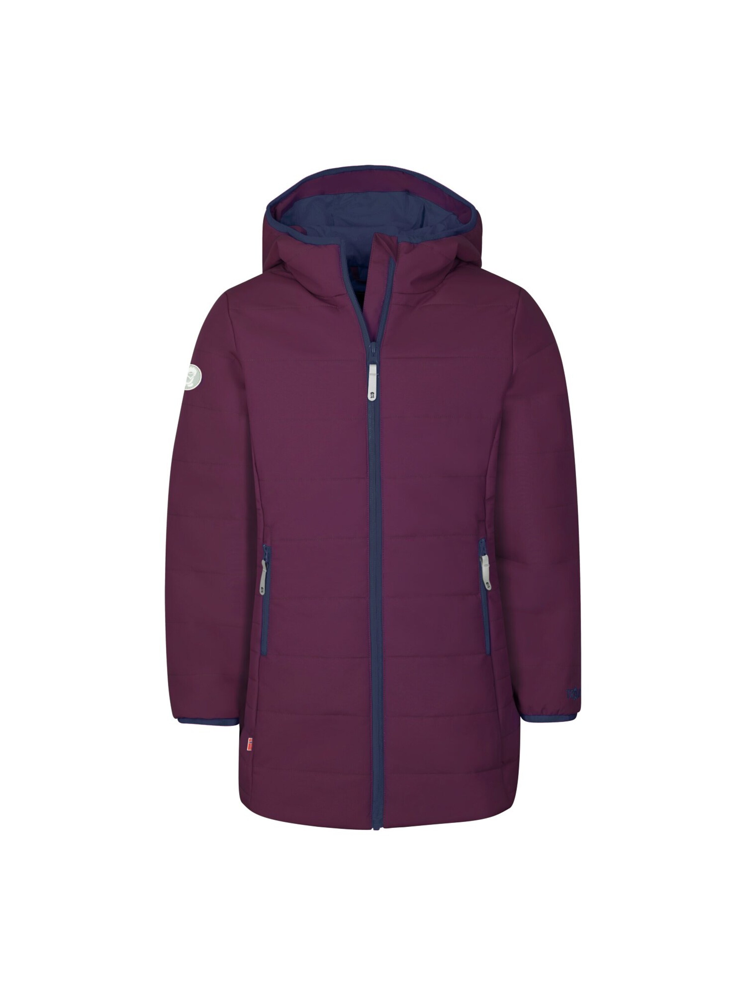 TROLLKIDS Winter Jacket in Purple: front