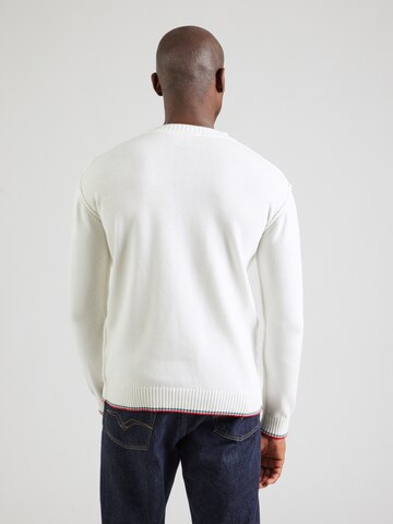 19V69 ITALIA - Jersey 'Kris' en blanco
