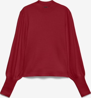 VERO MODA Svetr 'VMHOLLYKARIS' – červená: přední strana