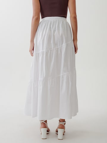 Tussah Skirt 'MEG' in White