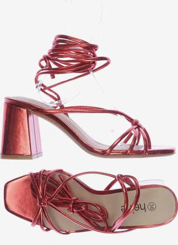 heine Sandals & High-Heeled Sandals in 36 in Red: front