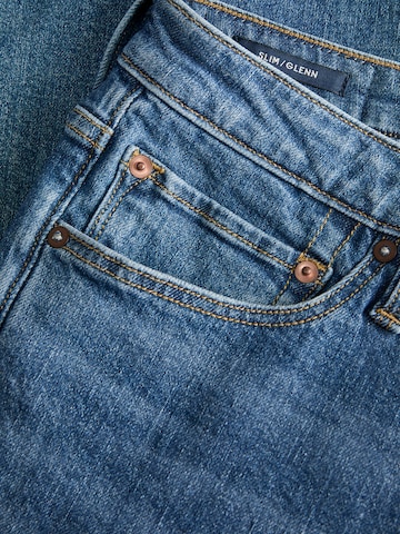 JACK & JONES Slimfit Kavbojke 'JJIGLENN JJEVAN' | modra barva