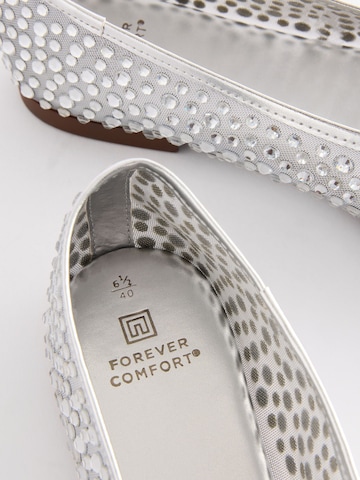 Next Ballerina 'Forever Comfort' in Silber