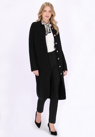 DreiMaster Klassik - Sobretudo meia-estação 'Classic' em preto