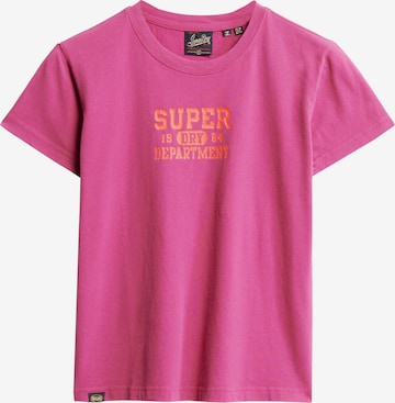 Superdry Shirt in Blauw: voorkant