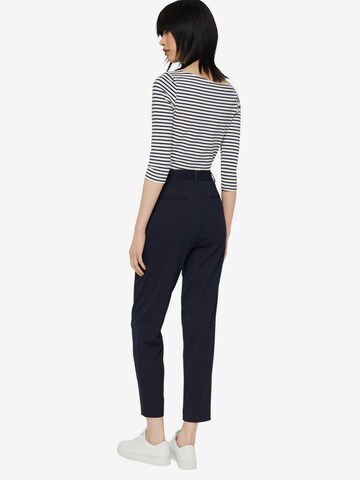 ESPRIT Tapered Pleat-Front Pants in Blue