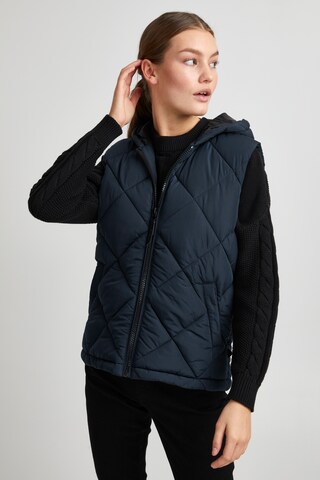 Oxmo Bodywarmer 'Stana' in Blauw: voorkant