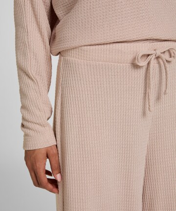 Hunkemöller Pyjamahose 'Tracey' in Beige