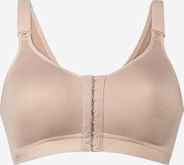 ANITA Minimiser Bra 'frontline open Sport' in Beige: front