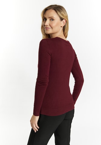 usha BLACK LABEL Pullover 'Nowles' in Rot