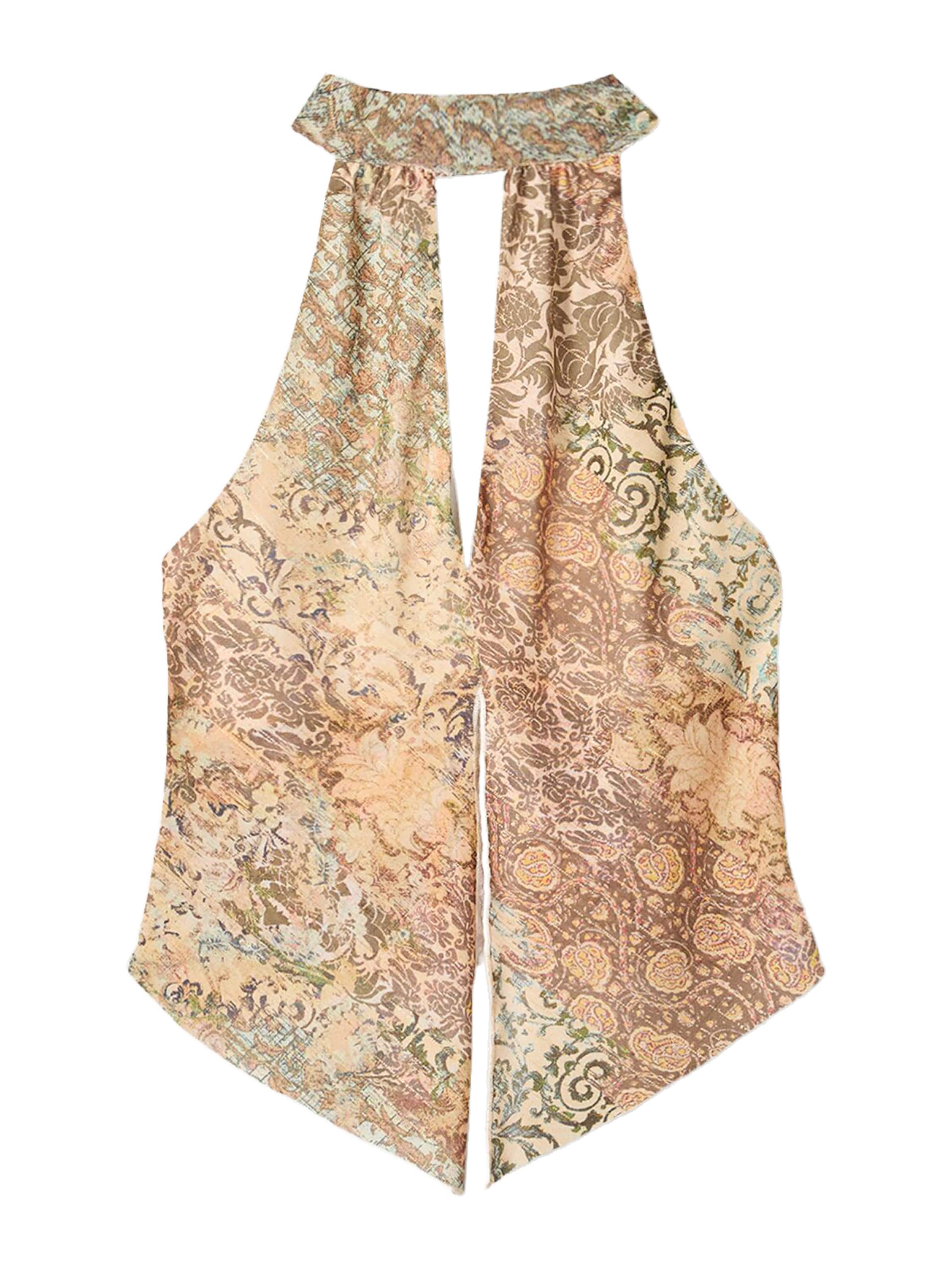 Bershka Bluzka w kolorze zielony: przód