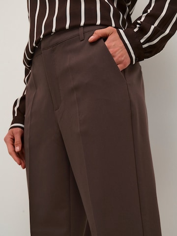 Kaffe Regular Hose 'KA Sakura' in Braun