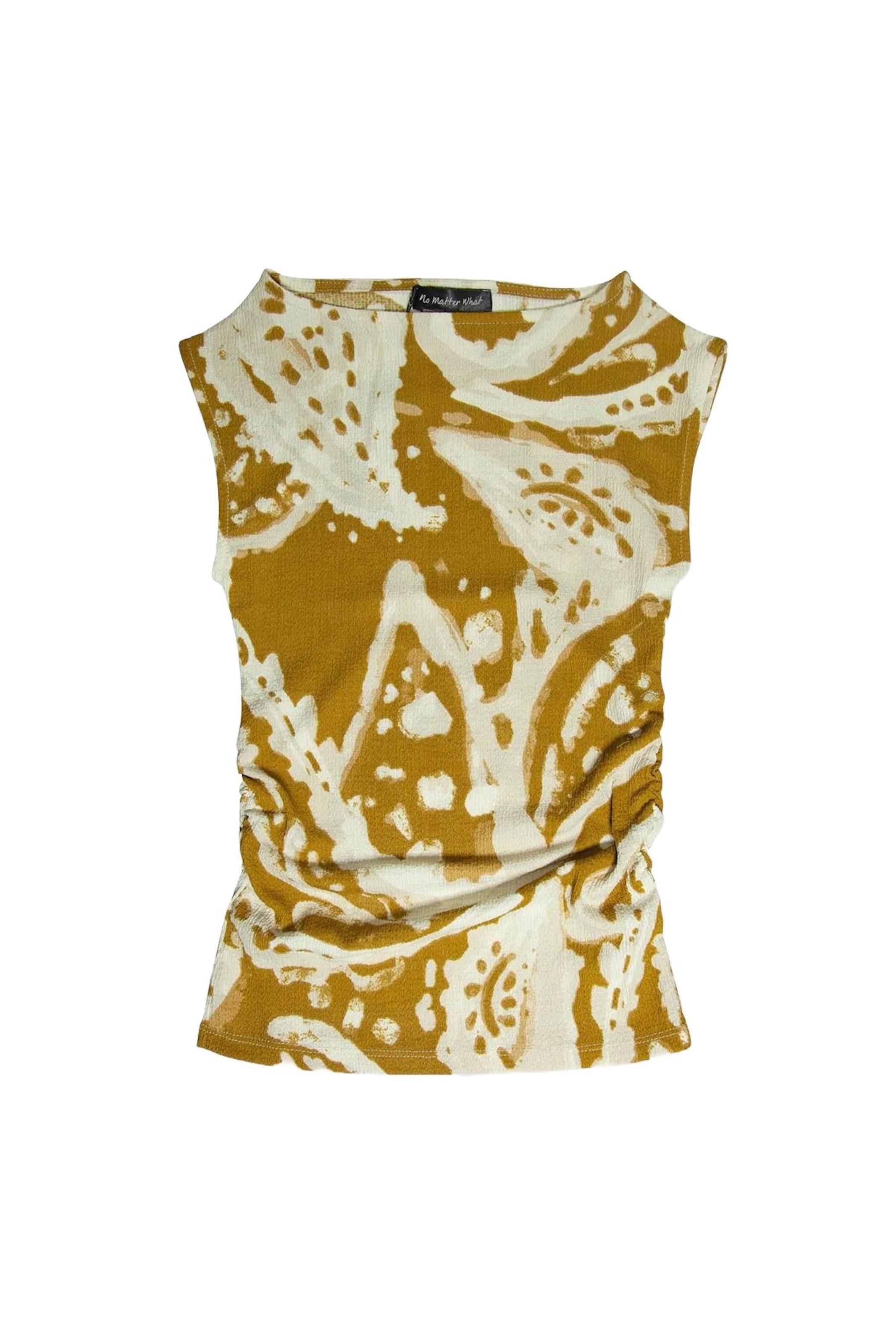 No Matter What Shirt in Geel: voorkant