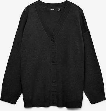 Vero Moda Curve - Cárdigan 'GOLD' en negro: frente