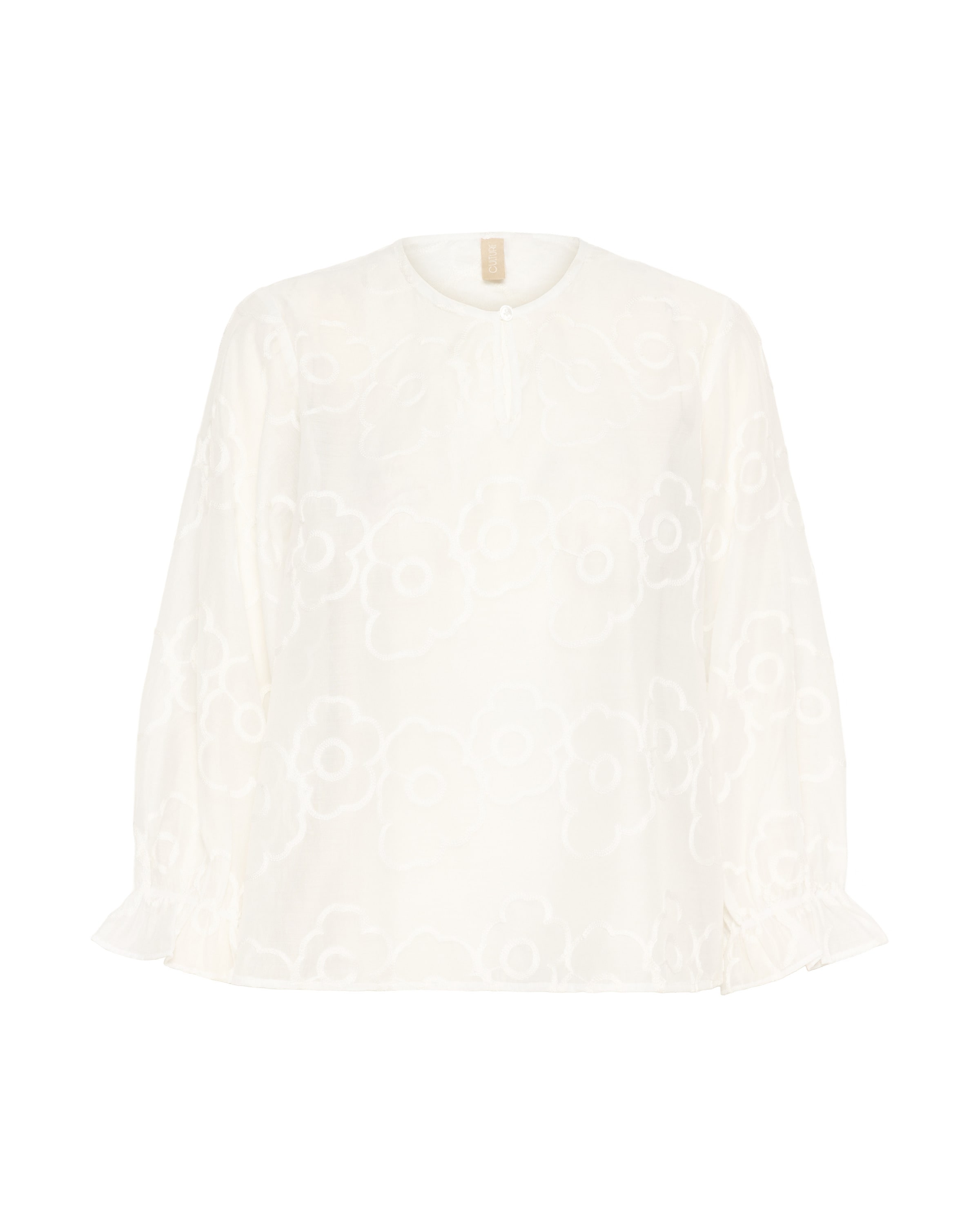 Chemisier CULTURE en beige : devant