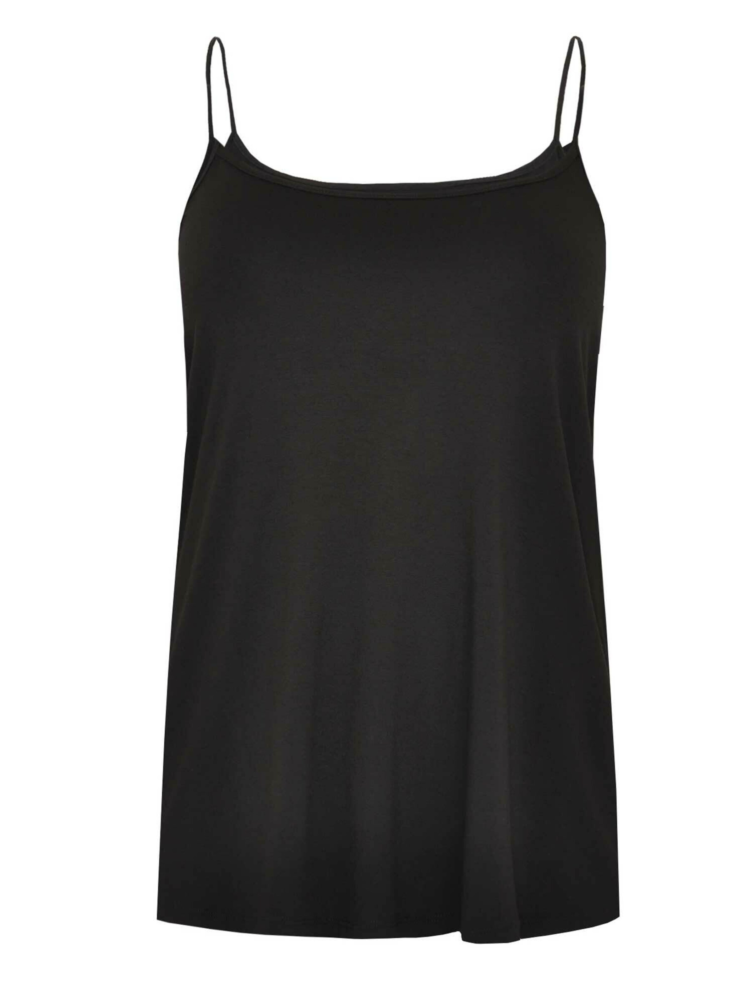 YOEK Top in Zwart: voorkant