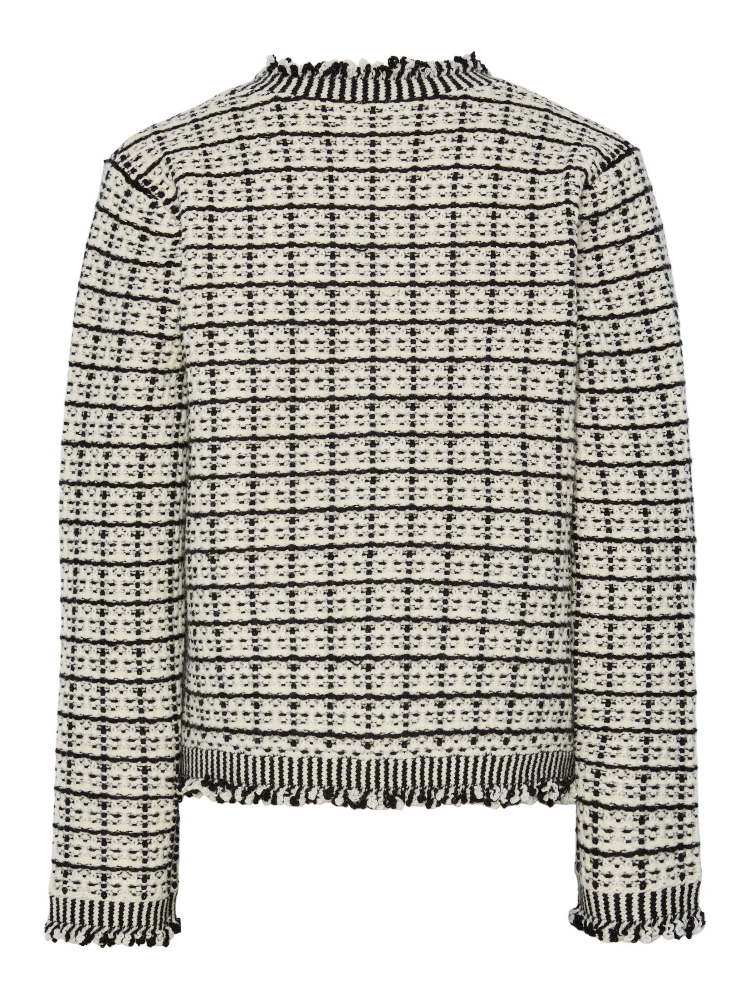 YAS Gebreid vest 'YASRimo' in Zwart