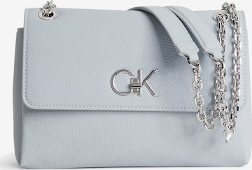 Calvin Klein - Bolso de hombro en azul: frente