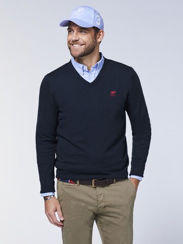 Polo Sylt Pullover (OCS) in Blau: Vorderseite