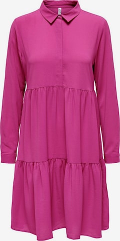 JDY Shirt Dress in Pink: front