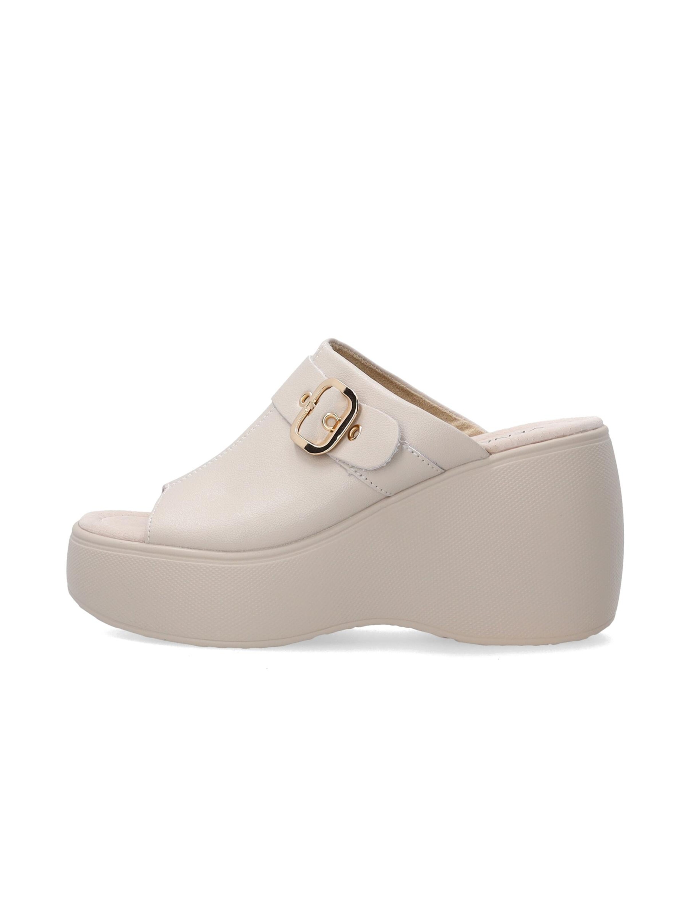 VENEZIA Pantolette 'Venezia'‌‌‌‌‌‌‌ in Beige: Vorderseite